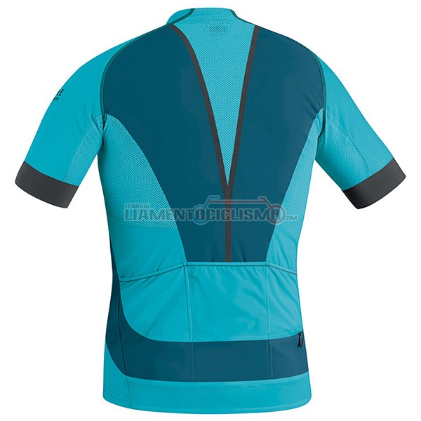 Abbigliamento Ciclismo Gore Bike Wear Power Alp-X Pro 2017 blu